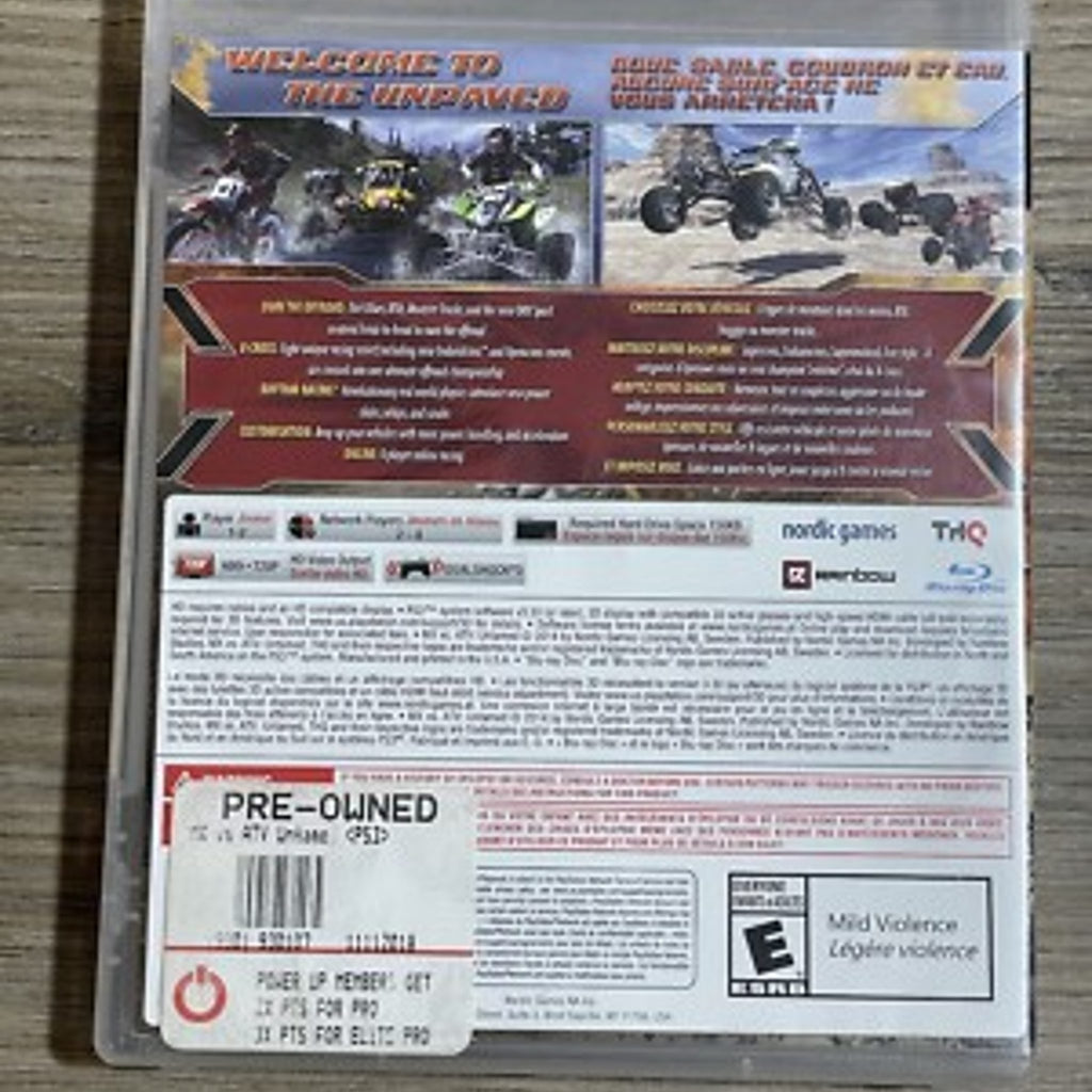 THQ Nordic MX Vs. ATV: Untamed, Pre-Owned