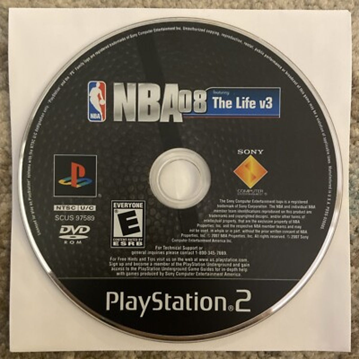 NBA 2008 The Life Vol. 3 - PlayStation 2