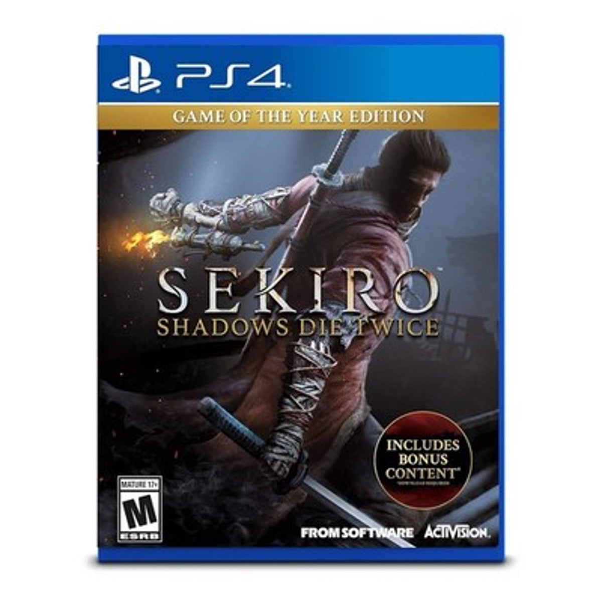 Activision Sekiro Shadows Die Twice for Playstation 4