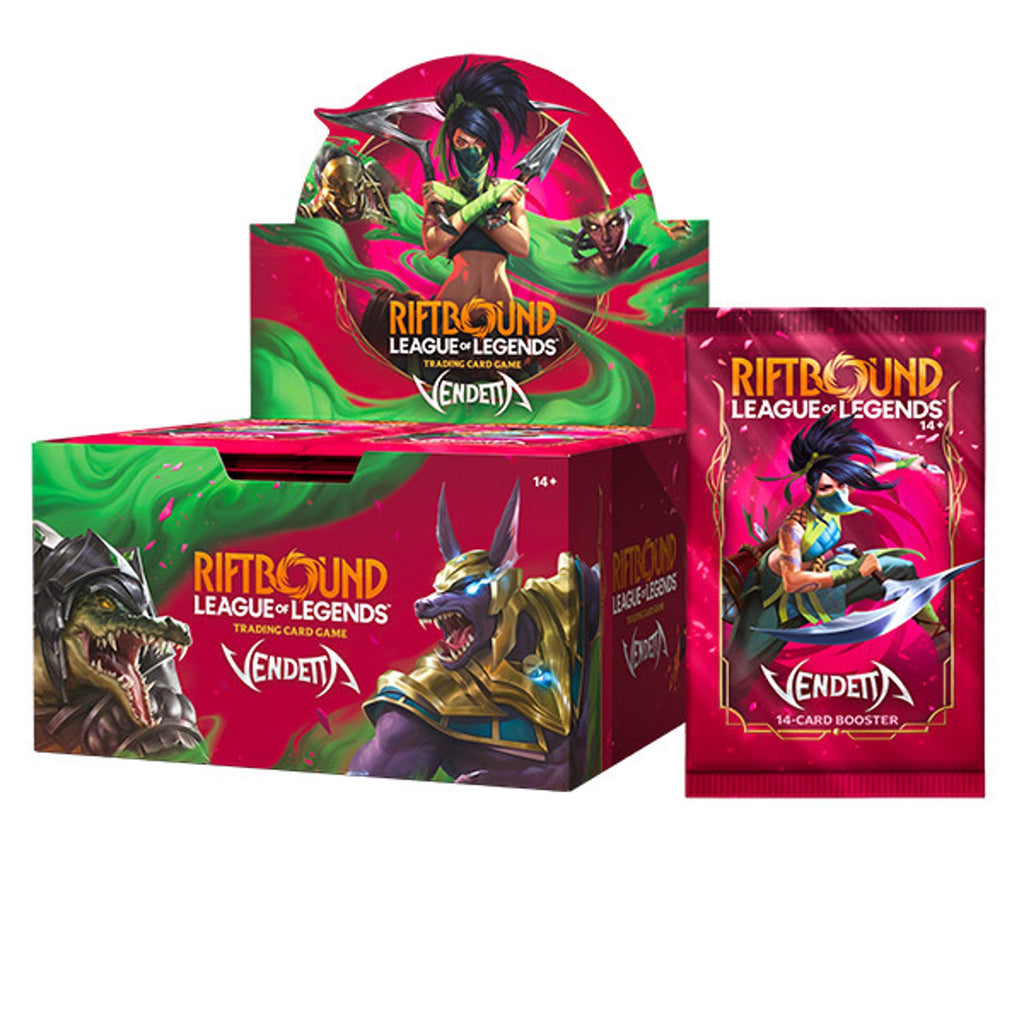League Of Legends Riftbound Vendetta - Booster Display