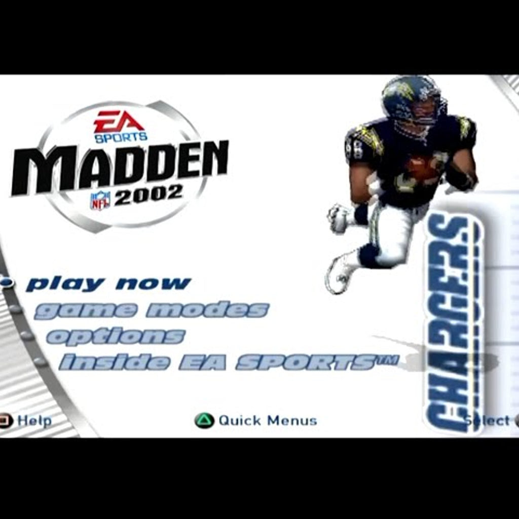 Madden NFL 2002 for PlayStation 2