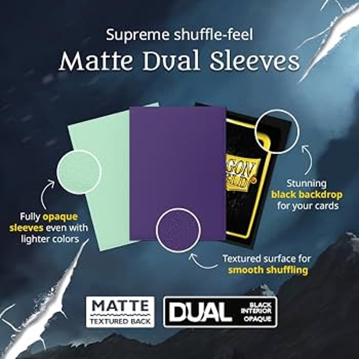 Dragon Shield Matte Dual Sleeves – Wraith Alaric, Chaos Wraith