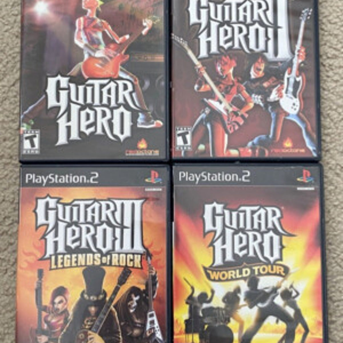 Guitar Hero-ACTIV Guitar Hero 1 & 2 for PlayStation 2